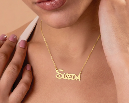 "CUSTOMIZED" "Personalised" "single' "NAME NECKLACE